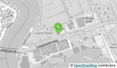 Bekijk kaart van Stichting de Zaanse Schans in Zaandam