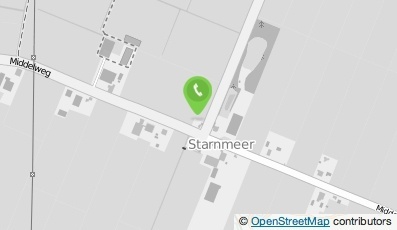 Bekijk kaart van Trainingsstal Starnmeer  in Starnmeer