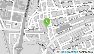 Bekijk kaart van Hotel-Café-Restaurant de Fortuna in Edam