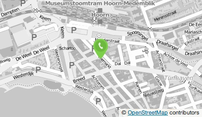 Bekijk kaart van V.O.F. Café Biljart Jan Pieterszoon Coen in Hoorn (Noord-Holland)