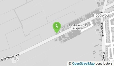 Bekijk kaart van Aannemingsbedrijf N.P. Bakker B.V. in Hoogwoud