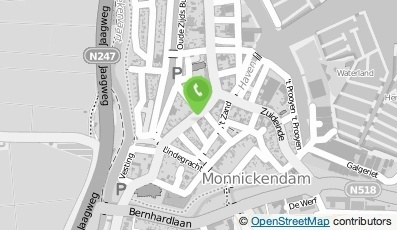 Bekijk kaart van Kreatiek Neijzen  in Monnickendam