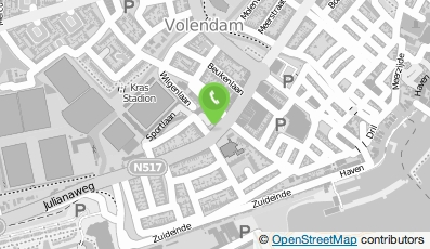 Bekijk kaart van UBV Volendam in Volendam