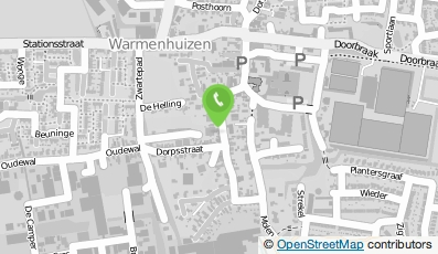 Bekijk kaart van Café Restaurant 'De Ooievaar' in Warmenhuizen