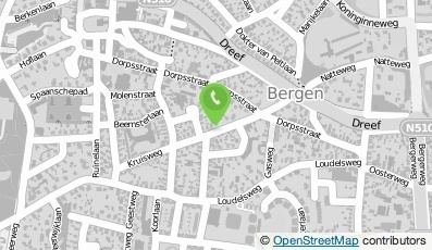 Bekijk kaart van Administratie- & Adviesburo Peter Komen in Bergen (Noord-Holland)