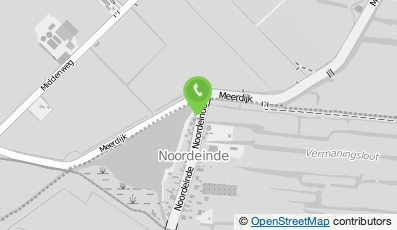 Bekijk kaart van Restaurant De Kleine Haag in Noordeinde (Noord-Holland)
