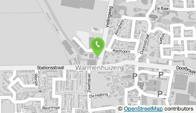 Bekijk kaart van Vakgarage Henk Jonker V.O.F. in Warmenhuizen