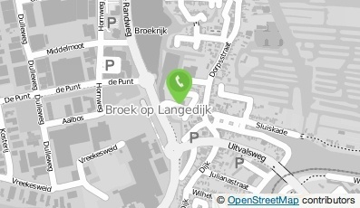 Bekijk kaart van R. van de Pas Autoschadebedrijf in Broek op Langedijk
