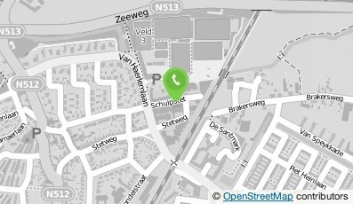 Bekijk kaart van Dakbedekkersbedrijf J.F. Kriek en Zonen B.V. in Castricum