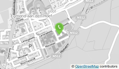 Bekijk kaart van Logerij De Graaff in Egmond aan den Hoef