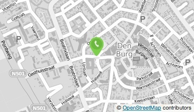 Bekijk kaart van Onderhoudsbedrijf Wiggers  in Den Burg