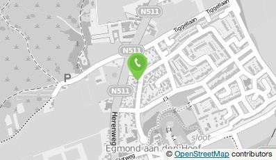 Bekijk kaart van Onderhoudsbedrijf D. Greve  in Egmond aan den Hoef