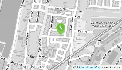 Bekijk kaart van Schoonh.salon & Med. pedicure Natasja Oomens in Sint Pancras