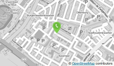Bekijk kaart van Bouwbedrijf S. de Wit in Alkmaar