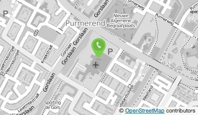 Bekijk kaart van 24 uurs-apotheek Waterland C.V. in Purmerend