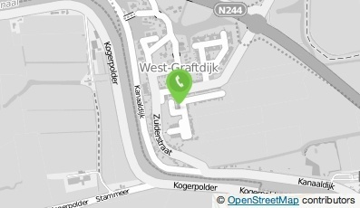 Bekijk kaart van P. de Valk Install. & Mont.werkzaamhed. in West-Graftdijk