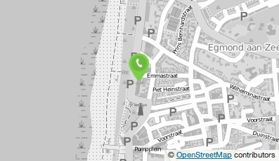 Bekijk kaart van Appartementenverhuur AanStrand in Egmond-Binnen
