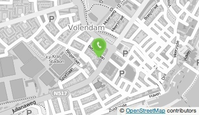 Bekijk kaart van Tegelzetbedrijf J. Molenaar in Volendam