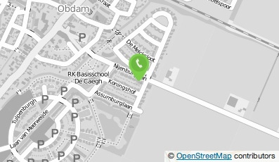 Bekijk kaart van Rebo Stoffering in Obdam
