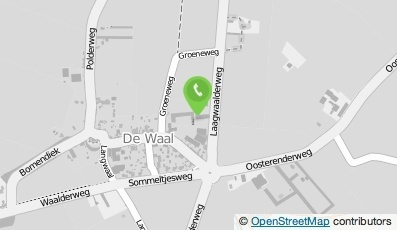 Bekijk kaart van V.O.F. Bouw- en Timmerbedrijf Texel in De Waal