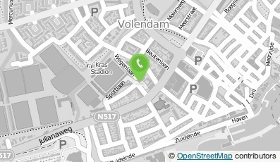 Bekijk kaart van Tandheelkundig Centrum Volendam in Volendam