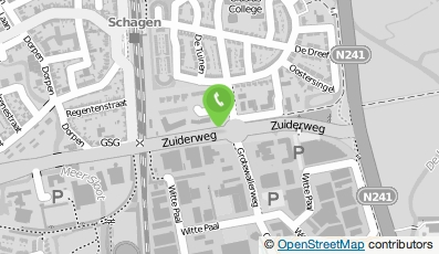 Bekijk kaart van Tandartspraktijk Zuiderkaag in Schagen