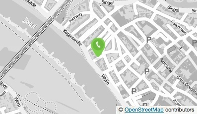 Bekijk kaart van Van den Bos, Jansen & Kersten Ger.deurwaard.kant. & Inc.bur. in Deventer