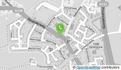 Bekijk kaart van Hofstede in Laren (Gelderland)