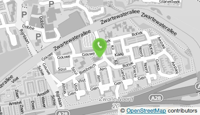 Bekijk kaart van Jongerencentrum Free 2 Move in Zwolle