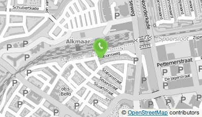Bekijk kaart van Bijbelcentrum 'Bij de Bron' in Alkmaar