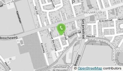 Bekijk kaart van MVerhoeven Loodg.- en Dakbedekk.bedr. in Nieuwkuijk