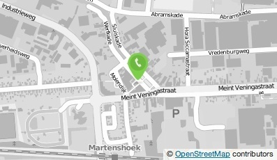 Bekijk kaart van Sporthuis Martenshoek in Hoogezand