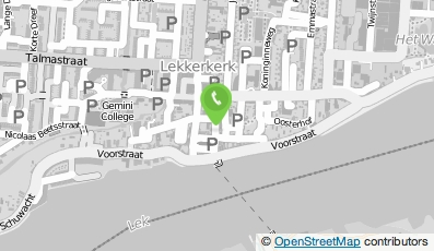 Bekijk kaart van T. de Waard Wonen en Slapen in Lekkerkerk