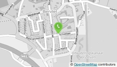 Bekijk kaart van Schildersbedrijf van Leersum  in Biervliet