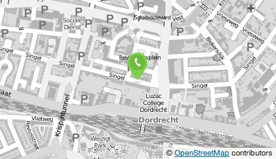 Bekijk kaart van Fysiotherapie De Singel in Dordrecht