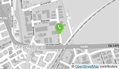 Bekijk kaart van Atelier de Gordijnen Concurrent B.V. in Zevenbergen