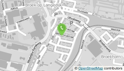 Bekijk kaart van Handelsonderneming Van Bruchem in Broek op Langedijk