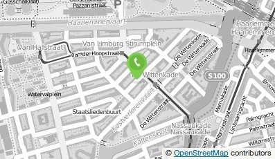 Bekijk kaart van Onderhoudsbedrijf van der Bijl  in Amsterdam
