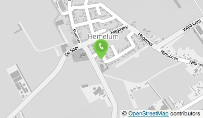 Bekijk kaart van Tegelzetbedrijf De Cock in Hemelum
