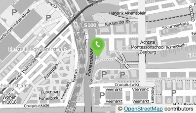 Bekijk kaart van E.J.P.den Outer Tandartsprakt. Tandartsen.Punt in Amsterdam