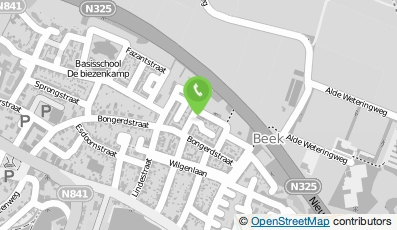 Bekijk kaart van Kinderfysiotherapie Beek in Beek (Gelderland)