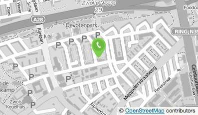 Bekijk kaart van AMeij Theaterwerk in Zwolle