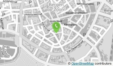 Bekijk kaart van Tapavino in Bergen op Zoom