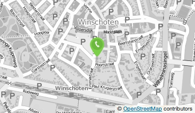 Bekijk kaart van Cafetaria De Venne in Winschoten