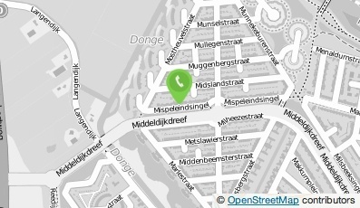 Bekijk kaart van Voedingspraktijk Henderina Woudstra in Tilburg