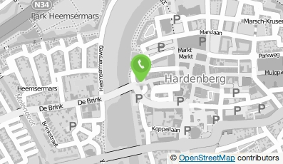 Bekijk kaart van Euwijk Optiek in Hardenberg