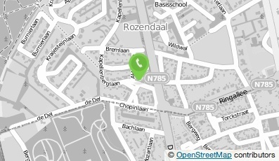 Bekijk kaart van FoodMediair  in Rozendaal