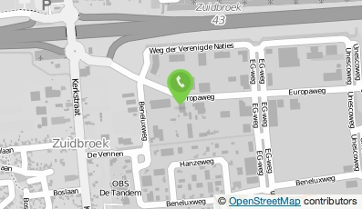 Bekijk kaart van FB Koi- & products B.V. in Zuidbroek