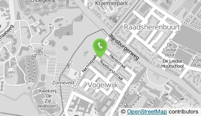 Bekijk kaart van Hoeksema, praktijk voor psychiatrie en psychotherapie in Leiden