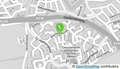 Bekijk kaart van DB IT in Weesp